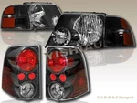 02 03 04 05 Ford Explorer Headlights Jdm Black + Corner & Tail. Fixed Price $247.99.