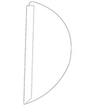 Genuine Volkswagen Side Cover 1Q0-858-248-D-82V. Fixed Price $21.67.
