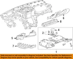 Gm Oem 13-19 Ats Instrument Panel Components-knee Bolster 22945397. Fixed Price $96.79.