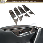 For Toyota RAV4 2019-2025 Interior Door Handle Surrounds Trim Black Wood Style. Fixed Price $36.69.
