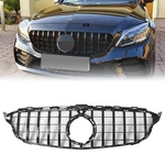 Fit For 2019-2022 Mercedes Benz W205 C200 C250 C300 C43 Black Gtr Style Grille. Fixed Price $50.00.