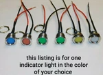 International Harvester Scout 800 New Replacement Dash Panel Indicator Light. Fixed Price $9.95.
