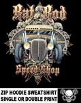 Hot Street Rat Rod Speed Shop Old School Rust V8 Skull Zip Hoodie Sweatshirt 224. Fixed Price $51.95.