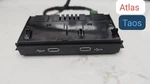 2019 - 2023 Volkswagen Atlas Taos Center Console Back Panel Usb Charging Port. Fixed Price $25.00.
