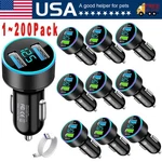 Dual Ports Usb Car Cigarette Charger Lighter Digital Led Voltmeter 12V/24V Lot. Fixed Price $151.04.