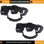 2PCS/SET Fit For Jeep Wrangler Jk Tj Cj Yj Black Thin Roll Bar Grab Handles. Fixed Price $12.99.