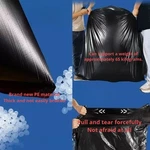 Heavy Duty Black Trash Bags 50-55 Gallon, Extra Thick 3 Mil, 100 Count For Yard. Fixed Price $21.25.