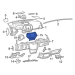 Jeep 6AS071Z6AB Radio Bezel. Fixed Price $424.45.