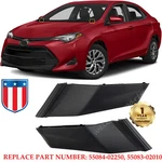 Pair Front Windshield Wiper Side Cowl Cover Trim For 2014-2019 Toyota Corolla. Fixed Price $10.85.