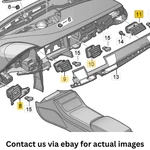 2012 Audi A8 Quattro Air Vents Used Oem 4H1820901A-4H1820951A-4H1820952A-4H18209. Fixed Price $299.99.