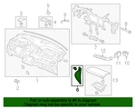 New Genuine Honda Instrument Side Lid For 11-17 Odyssey (pn 77211-TK8-A00ZA). Fixed Price $24.97.
