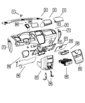 Genuine Mopar Instrument Panel Applique 5PB88DX8AA. Fixed Price $133.60.