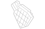Genuine Volkswagen Instrument Panel Cross-member Bracket 3CN-858-801-A. Fixed Price $30.37.