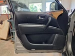 2014 QX80 Lh Driver Side Front Door Interior Trim Panel Black G. Fixed Price $149.00.