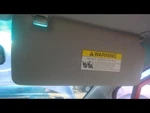 2007-2008 Honda Fit Right Passenger Sun Visor W/o Illumination (gray). Fixed Price $54.99.