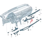 Audi Q7 Upper Right Panel Trim Shield Lhd 4M1853240NP5. Fixed Price $91.76.