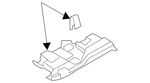 Genuine Audi Lower Cover 4L1-815-173-B. Fixed Price $42.01.