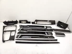 13-15 Oem Bmw F01 Central Console Dash Doors Wood Trim Anthracite Set *. Fixed Price $350.00.