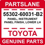 Toyota Land Cruiser Oem Lower Left Instrument Panel Finish 55302-60031-B2. Fixed Price $145.46.