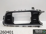 Oem 2014 Kia Optima Hybrid 2.4L Radio Trim Bezel With Air Vents Assembly. Fixed Price $39.99.