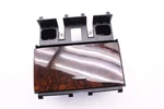 Jaguar Xf 09 10 11 12 13 14 15 Center Console Dual Cup Holder Wood Cover Oem. Fixed Price $44.99.