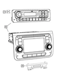 Genuine Mopar Multi Media Radio 6RJ82LXFAB. Fixed Price $111.38.