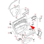 New Audi Q7 Rear Left Door Speaker Grille Cover 4L00357934PK Oem. Fixed Price $15.80.