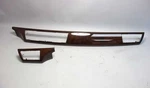 2002-2008 Bmw E65 E66 7-SERIES Front Dashboard Wood Trim Pair Dark Grain Oem. Fixed Price $33.75.