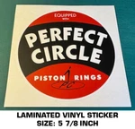 Perfect Circle Piston Rings Vinyl Decal Sticker - Vintage Nascar Road Racing. Fixed Price $10.14.
