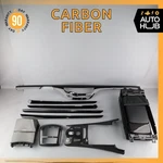10-13 Mercedes W221 S63 S65 Amg Center Dashboard Door Panel Trim Set Carbon Oem. Fixed Price $2186.23.