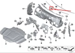 Bmw G14,F91 Upper Sound Insulating Dash Panel 51487435726. Fixed Price $121.21.