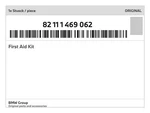 Genuine Bmw First Aid Kit 82-11-1-469-062 New. Fixed Price $33.74.