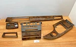 04-10 Oem Bmw E60 Central Console Dash Panel Fine Wood Interior Trim Set 77K. Fixed Price $299.95.