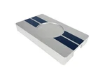 Drake Muscle Cars FR3Z-14A068-P Fuse Box Cover Billet Guardsman Blue Stripes. Fixed Price $137.95.