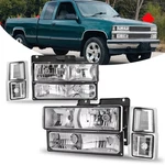 Headlights Assembly For 94 95 96 97 98 99 Chevy SILVERADO/C10 C/k 1500 2500 3500. Fixed Price $64.99.