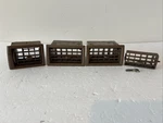 84-89 Toyota Pickup Truck 4RUNNER Dash Pad Vents Set Oem Brown. Fixed Price $140.00.