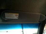 Passenger Right Sun Visor Vinyl Fits 00-02 Express 1500 Van 373717. Fixed Price $44.00.