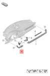 Genuine Porsche 911 Carrera GT3 Trim 992854377AJM9A. Fixed Price $407.59.