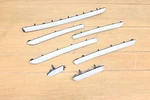 15-20 Audi 8V A3 RS3 Interior Door Dash Silver Aluminum Trim Set S-line Oem. Fixed Price $254.99.