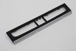Audi A3 Fl Black And Silver Upper Dash Trim 8P0863321F. Fixed Price $32.63.