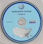 2004 2005 Vw Touareg Cd Base Navigation Map Cover Fl Partial States Nc. Fixed Price $68.00.