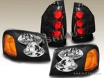 02 03 04 05 06 07 2008 2009 Gmc Envoy Set Of Pair Headlights Black + Tail. Fixed Price $258.99.