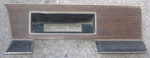 1973 - 1976 Dodge Dart Duster Plymouth Scamp Dash Heater Control Bezel Radio Cut. Fixed Price $85.00.