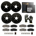 Front & Rear Drilled Slotted Rotors + Pads For Infiniti G25 G35 G37 M35 M37 EX35. Fixed Price $295.55.