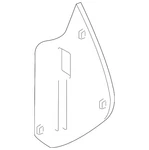 Genuine Volkswagen Side Cover 5GM-858-217-A-82V. Fixed Price $32.62.
