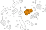 Mercedes Benz Glc X253 Air Duct A2538310100 2017 No Import Duties To. Fixed Price $38.35.