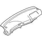 Genuine Bmw Trim Panel Dashboard, Leathe 51-45-2-698-749 New. Fixed Price $2154.19.