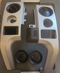 09-14 Ford F-150 F150 Center Dash Radio Trim Silver Bezel Jump Seat + Vents. Fixed Price $50.00.
