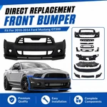 Fits 10-14 Ford Mustang Front Bumper Cover GT500 Style Conversion With Grill Lip. Fixed Price $528.00.