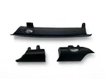 Mini Cooper Dash Knee Protection Trim Set Carbon Black Leather 07-15 R5X 454. Fixed Price $139.99.